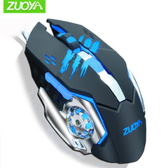 ZUOYA Gaming Mouse DPI Adjustable Wired Mouse USB Optical LED Computer Mice for Laptop PC Game Professional Gamer