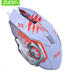 ZUOYA Gaming Mouse DPI Adjustable Wired Mouse USB Optical LED Computer Mice for Laptop PC Game Professional Gamer