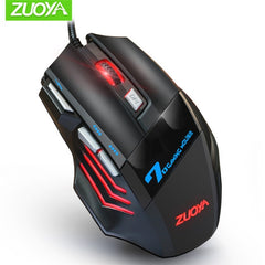 ZUOYA Gaming Mouse DPI Adjustable Wired Mouse USB Optical LED Computer Mice for Laptop PC Game Professional Gamer