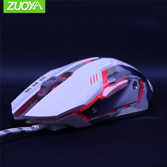 ZUOYA Gaming Mouse DPI Adjustable Wired Mouse USB Optical LED Computer Mice for Laptop PC Game Professional Gamer