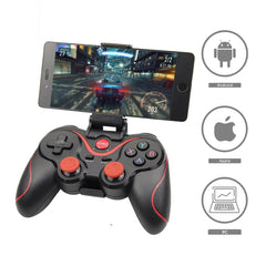 Wholesale Terios T3 X3 Wireless Joystick Gamepad Game Controller bluetooth BT3.0 Joystick For Mobile Phone Tablet TV Box Holder