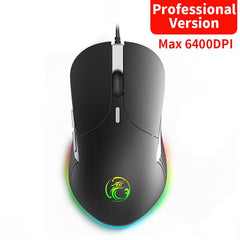 Gaming Mouse Gamer Computer Mouse Gaming 6400DPI Professional PC Mouse Wired Ergonomic Mause Cable USB Mice Laptop Game Mause