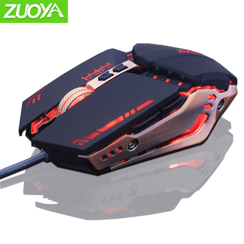 ZUOYA USB Wired Gaming Mouse 7 Buttons Optical LED Computer Game Mice for PC Laptop Notebook Gamer