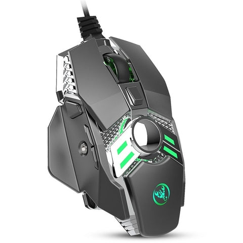 VicTsing 6400DPI Wired Gaming Mouse Mechanical  Gamer Mouse 7 Programmable Keys with Game Chip Micro Switch Color Backlight