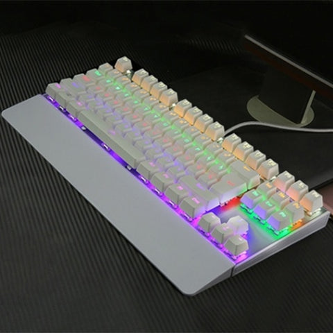 Gaming Mechanical Keyboard Backlit USB Wired 26 Keys Anti-ghosting Game Keyboard AS99