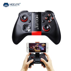 MOCUTE 050 054 VR Game Pad Android Joystick Bluetooth Controller Selfie Remote Control Gamepad for PC Android Phone TV + Holder