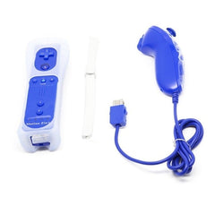 For Nintendo Wii 2 in 1 Wireless Remote Controllers Built-in Motion Plus Nunchuck for Gamepad Joystick Video Game Accessories