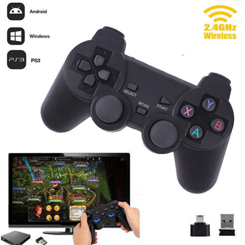 Cewaal Hot 2.4G Wireless Gamepad PC For PS3 TV Box Joystick 2.4G Joypad Game Controller Remote For Xiaomi Android Drone Aircraft