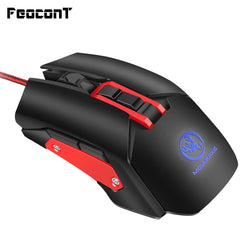 Gaming Mouse Wired Macro Definition Left And Right Hand Game 3200dpi 5 Archives Adjustable 9 Button USB Computer Mice For Pc